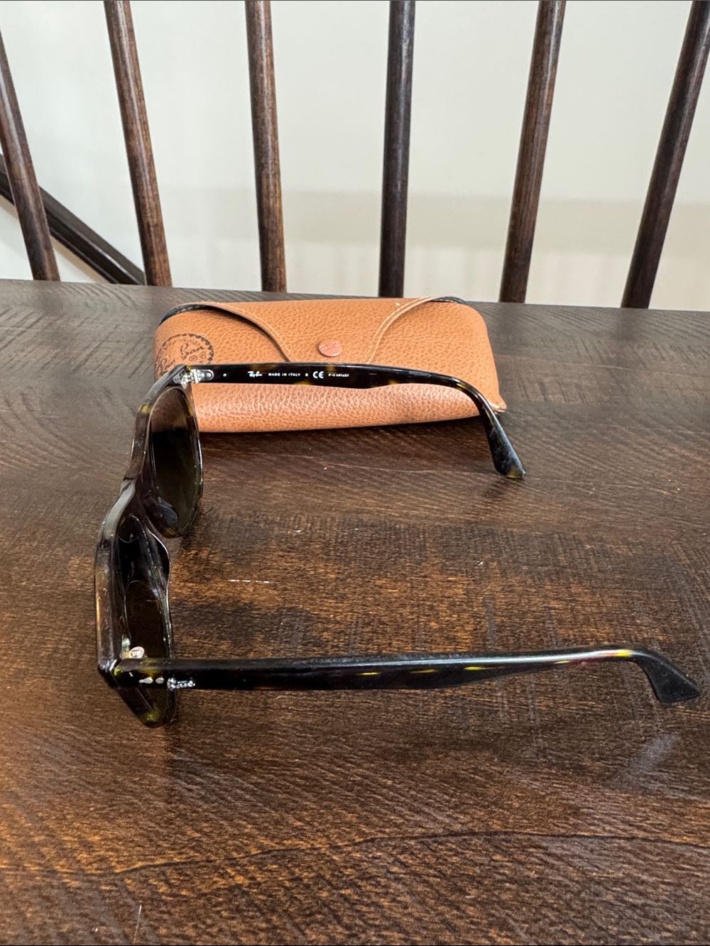 Ray-Ban Brown Sunglasses with Case - Picture 3 of 5